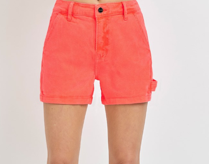 Risen Coral High Rise Shorts
