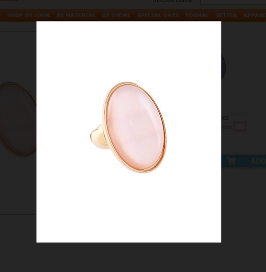 Oval Stone Ring