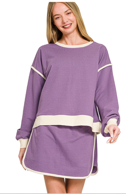 The Destiny Long Sleeve Skort Set
