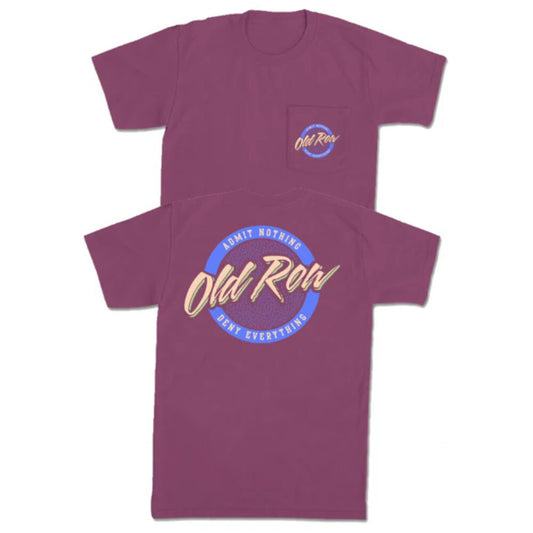 Old Row Berry Circle Logo Pocket Tee