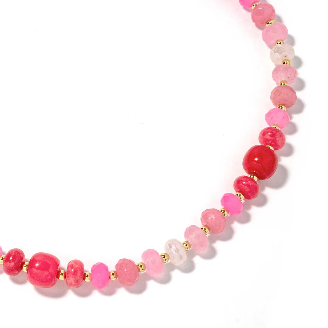 Erimish Pink Sprinkle Necklace