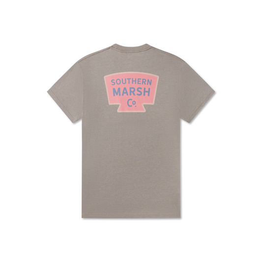 Southern Marsh Burnt Taupe Seawash Branding Keystone T-Shirt
