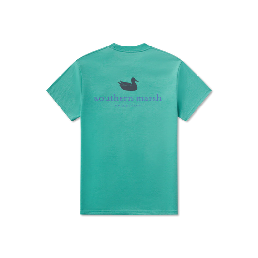 Southern Marsh Kelly Green Seawash Authentic Tee