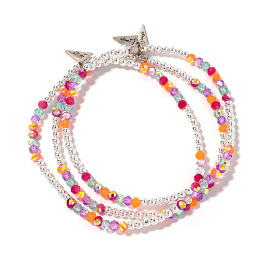 Erimish Twinkle Twinkle Summer Twist Silver Anklet