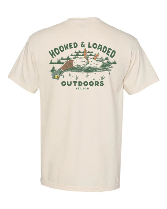 Hooked and Loaded Feet Up Tee