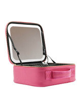Simply Southern Pink Leather Travel Case