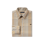 Southern Marsh Khaki Dark Olive Edgefield Windowpane Dress Shirt