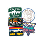 Old Row Single Stickers