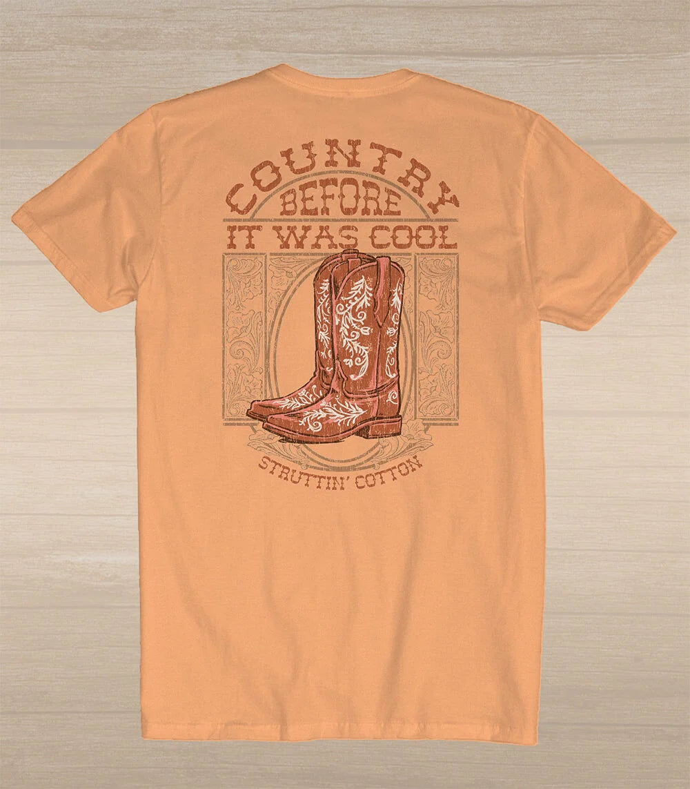 Struttin Cotton When Country Wasn't Cool Tee