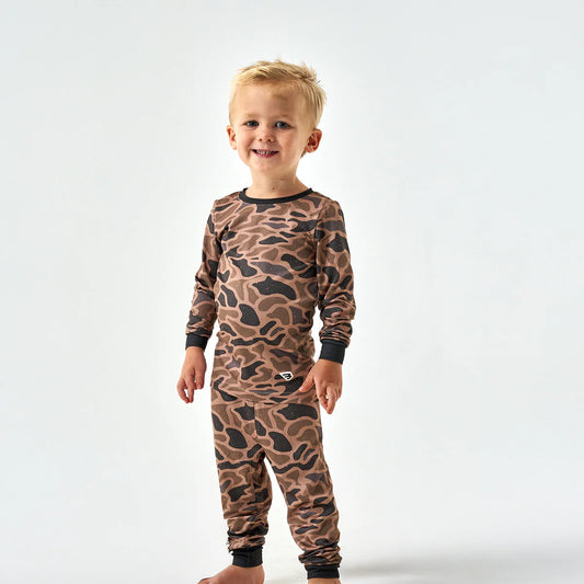 Burlebo Youth Gauge Camo Pajama Set