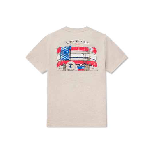Southern Marsh Youth Washed Oatmel American Summertime Tee