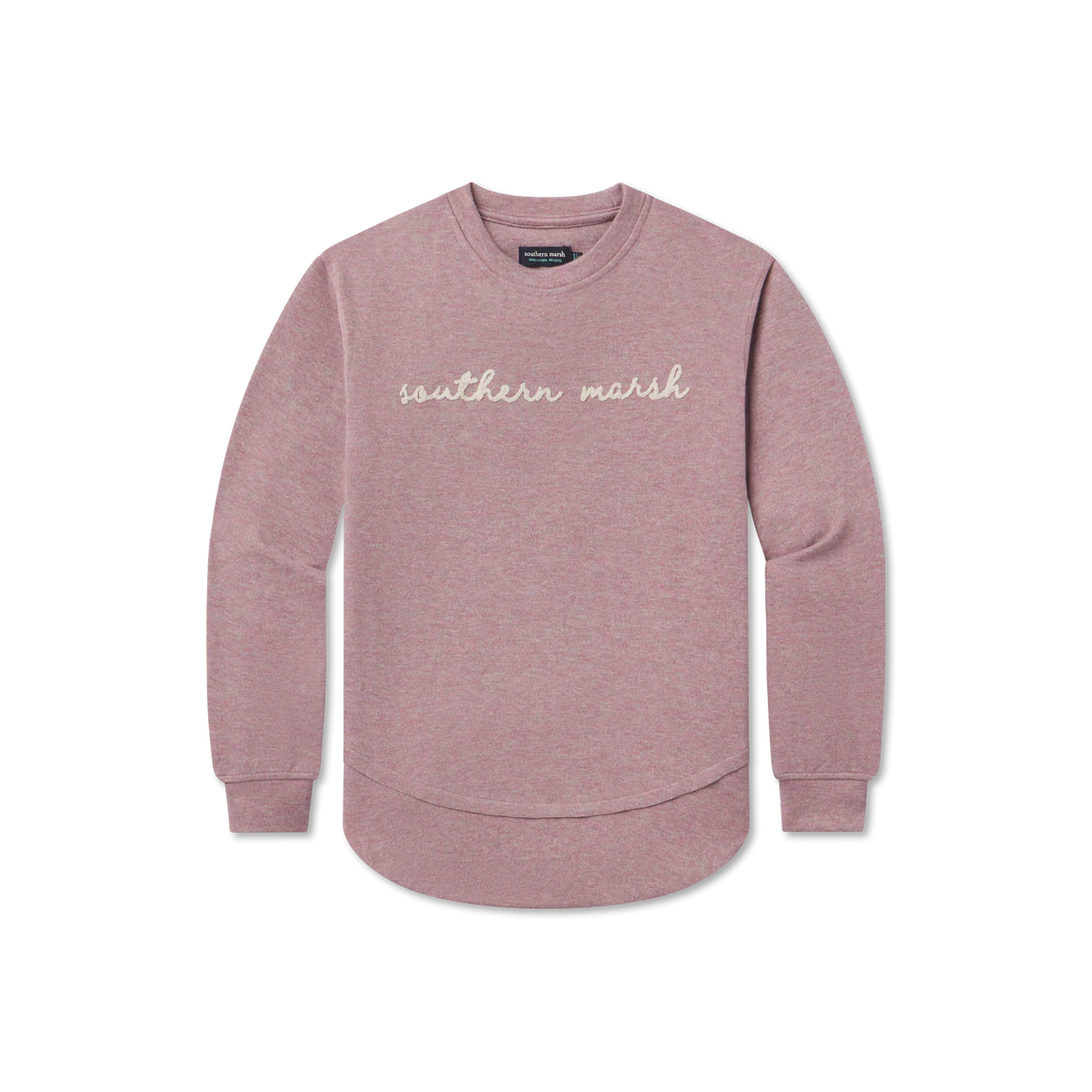 Southern Marsh Youth Camellia Terra Textured Vintage Sweater