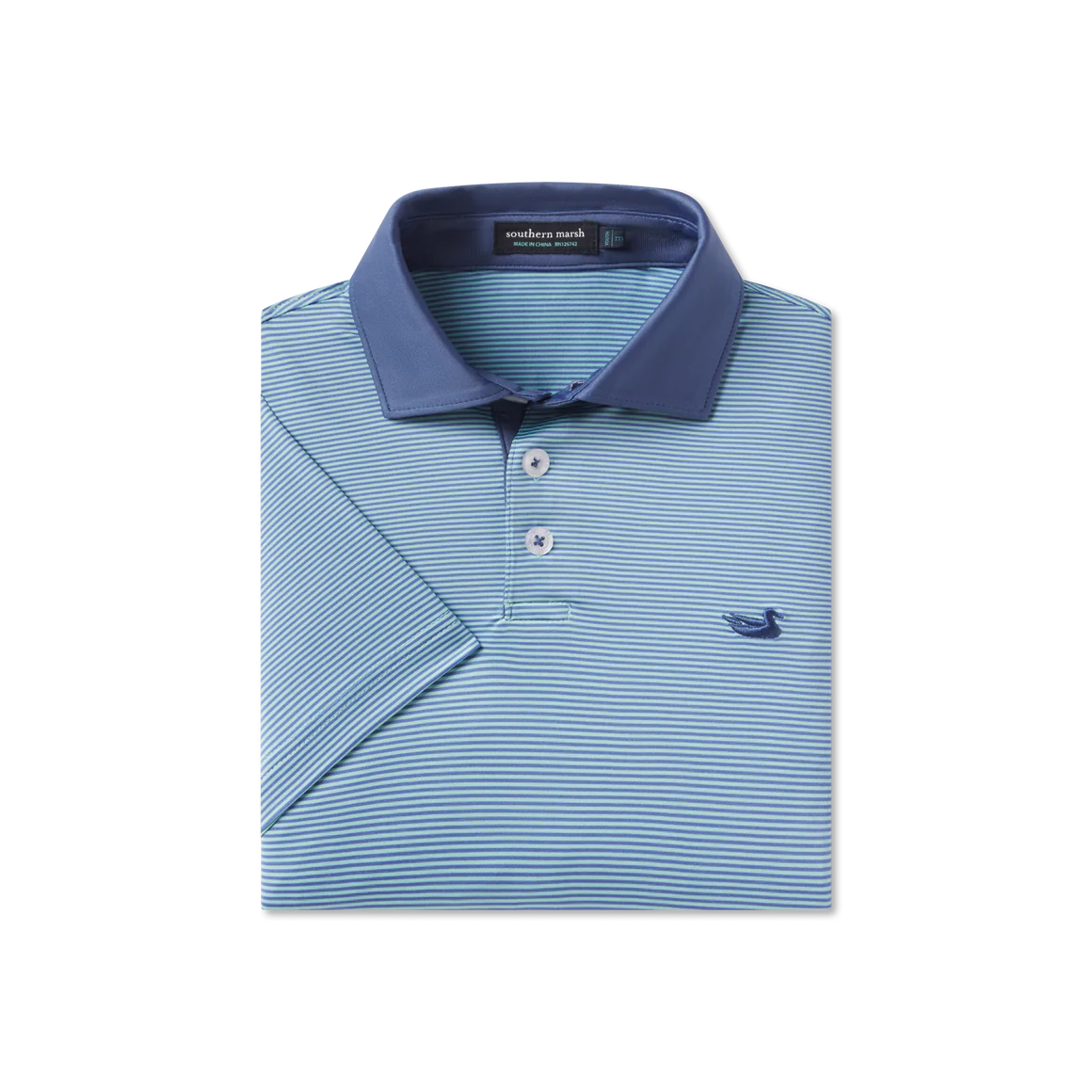 Southern Marsh Youth Bermuda Hampton Stripped Polo