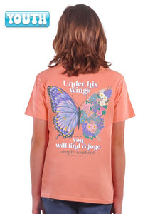 Simply Southern Youth Butterfly Wing Tee