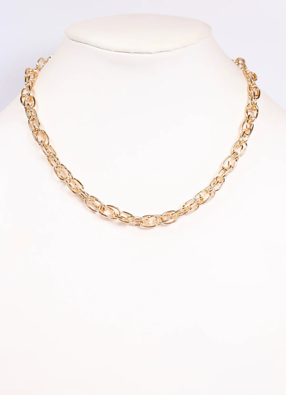 Caroline Hill Dana Link Necklace GOLD