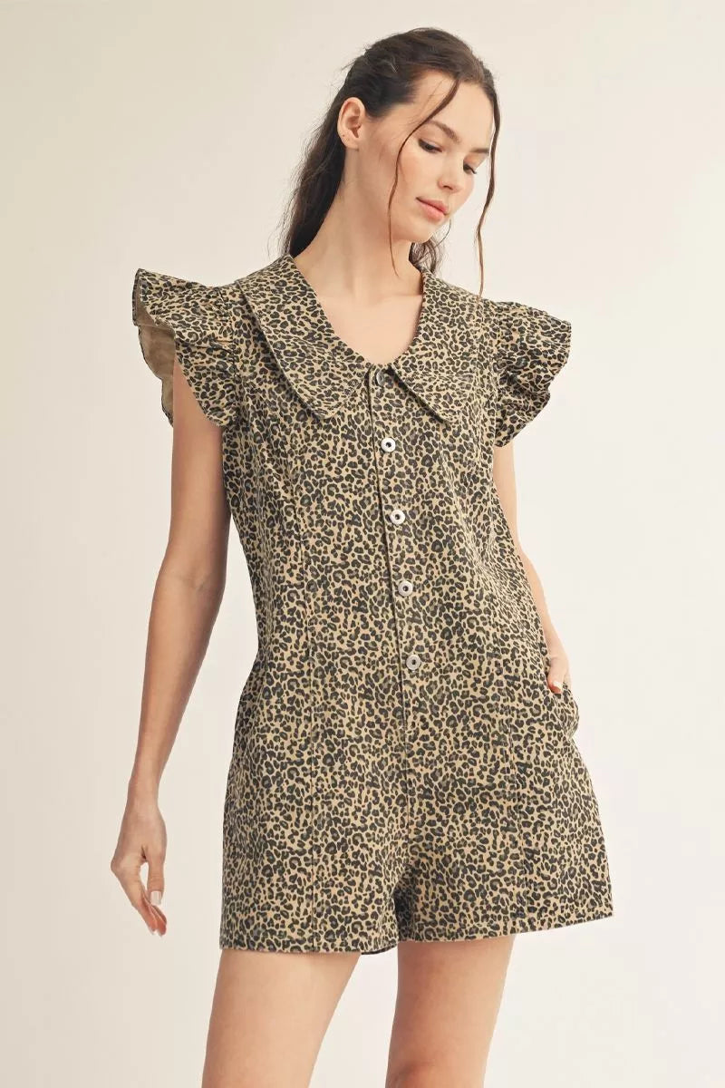 The Nova Leopard Romper