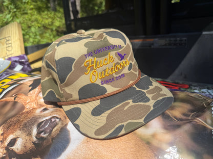 University of Huck Outdoors Camo Rope Hat
