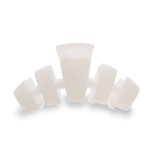 Teleties Classic Hair Clip | Large | Coconut White