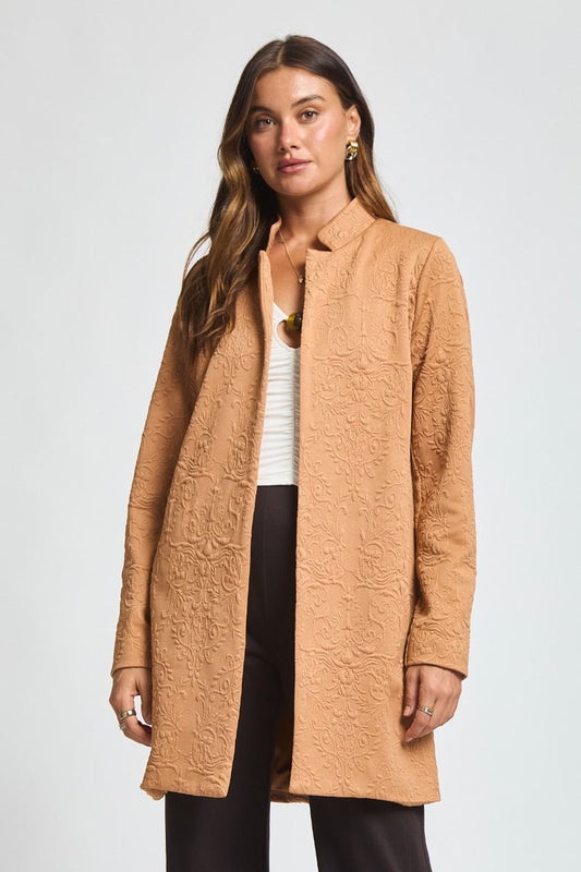 Dear Scarlett The Amara Jacquard Midi Coat