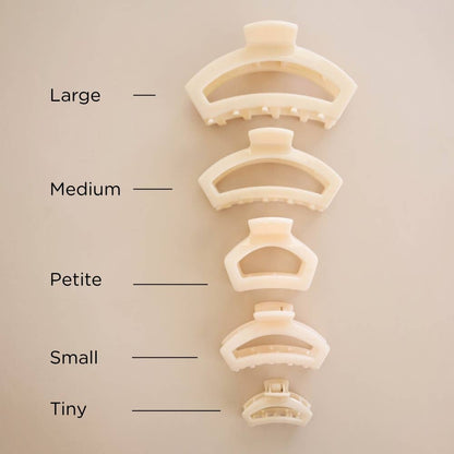 Teleties Open Almond Beige | Petite | Hair Clip