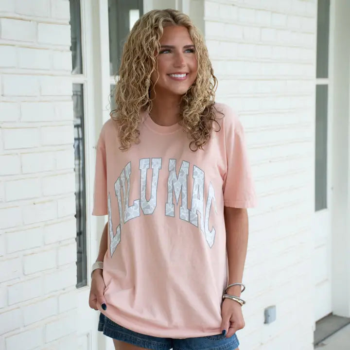 Lulu Mac Camo Peachy Tee