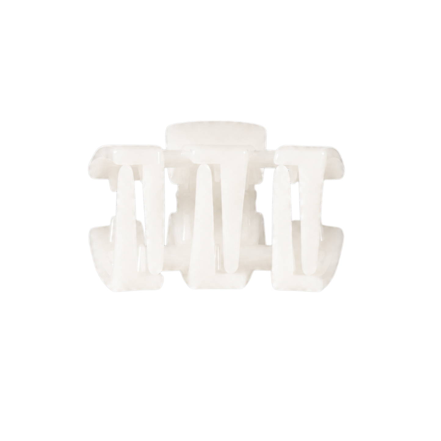 Teleties Classic | Coconut White | Petite | Claw Clip