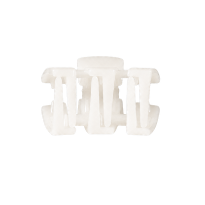 Teleties Classic | Coconut White | Petite | Claw Clip