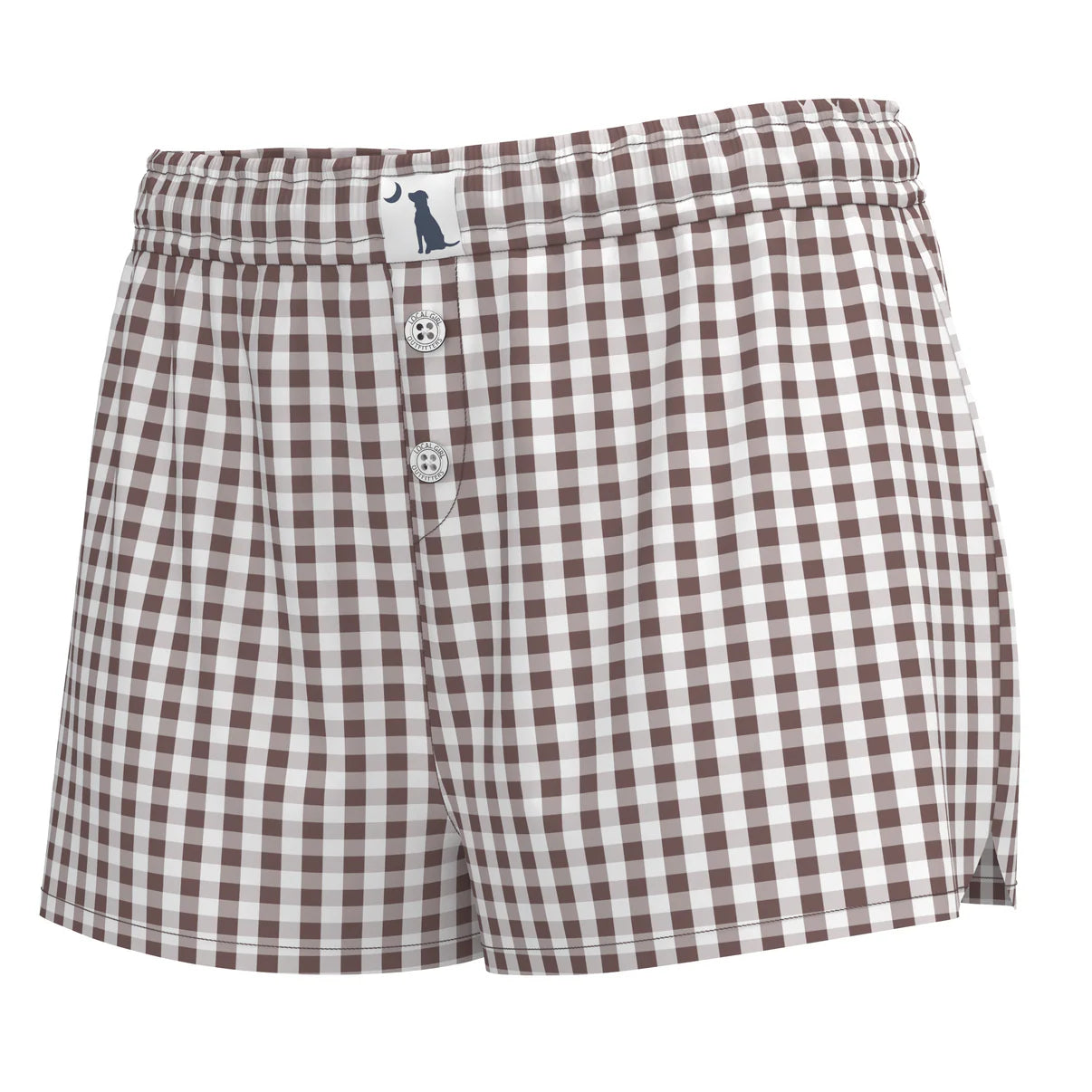 Local Girl Rose Checkered Boxer Shorts