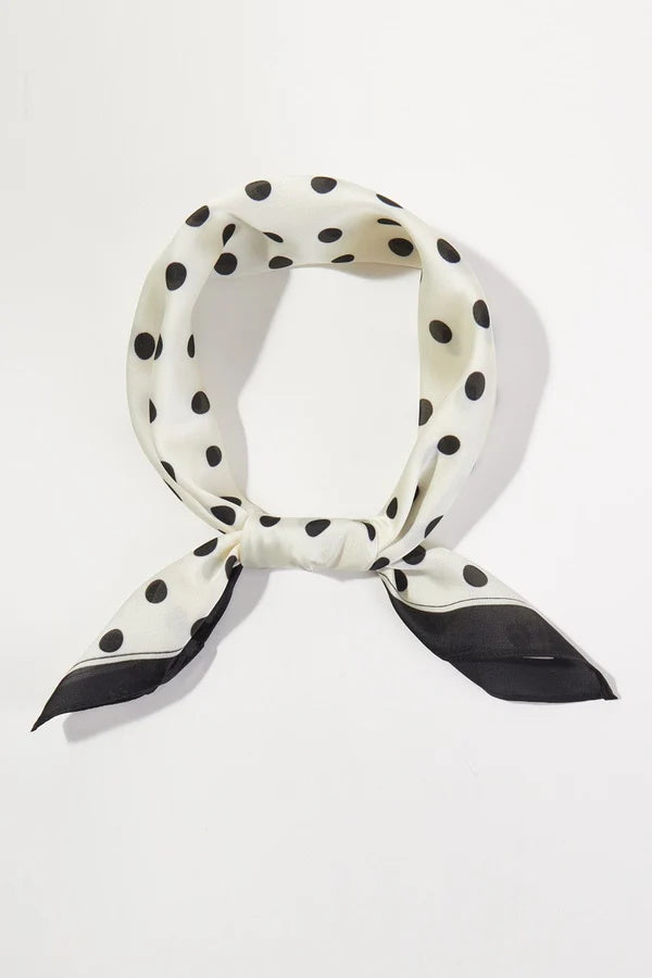 Amie Polka Dot Print Bandana