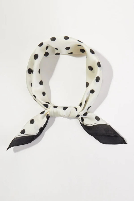 Amie Polka Dot Print Bandana