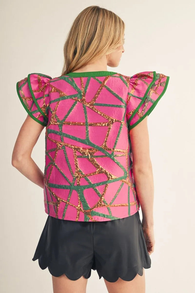 The Avery Pink Top