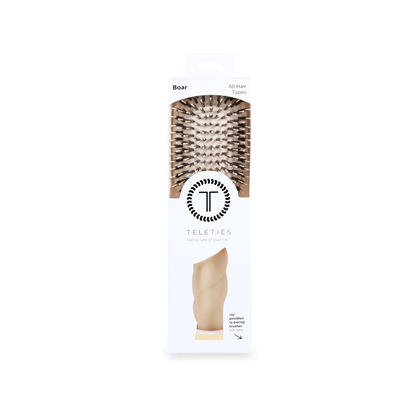 Boar Bristle Hair Brush | Tan