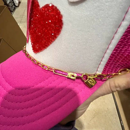 Love Lock Trucker Hat Chain