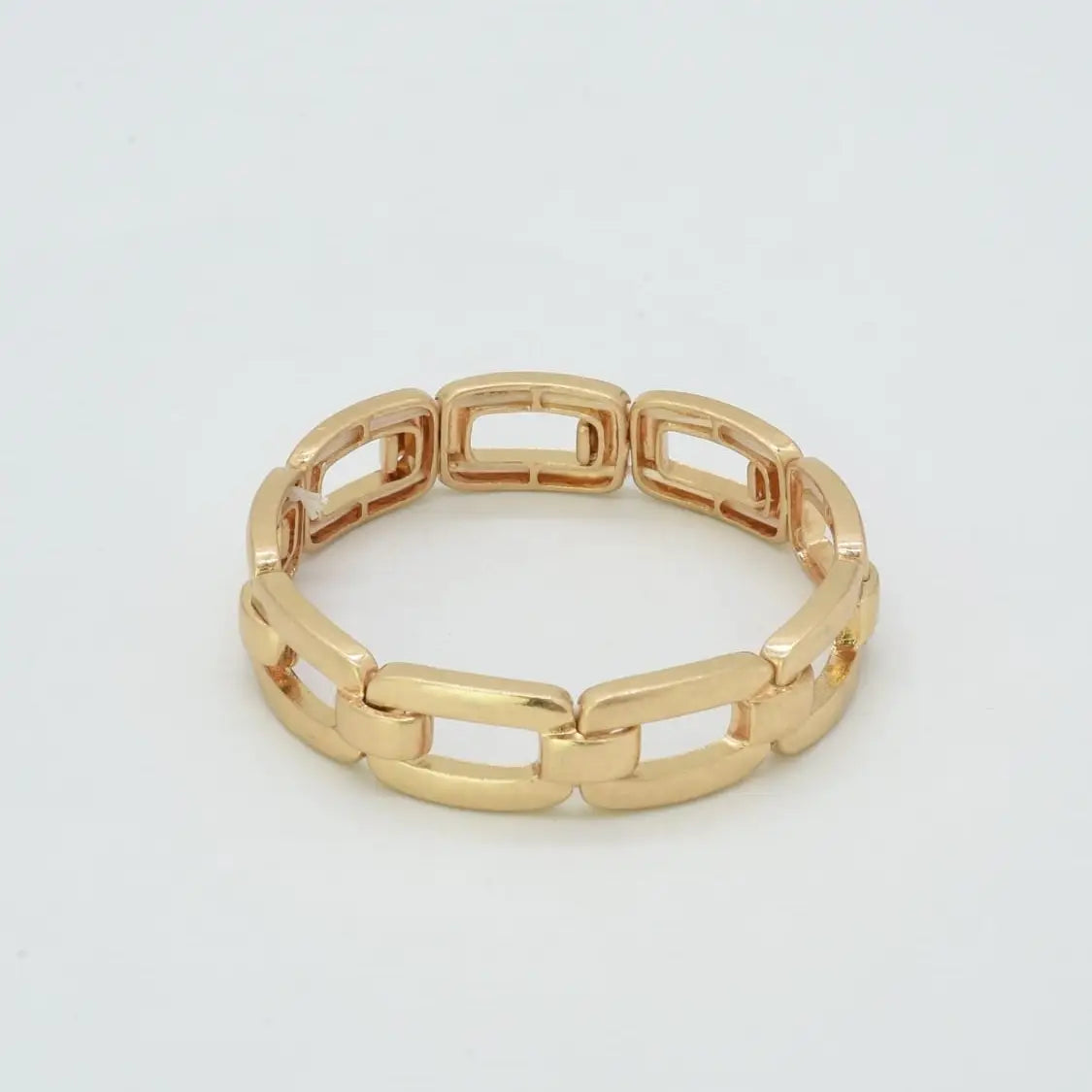 Metal Link Stretch Bracelet