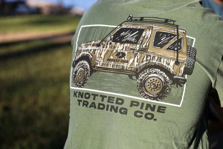 Knotted Pine Moss Camo Suzuki Tee