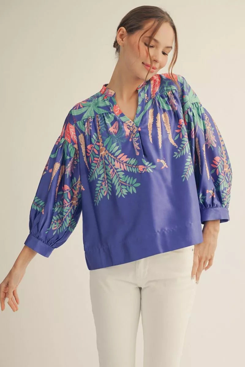 The Freida floral top