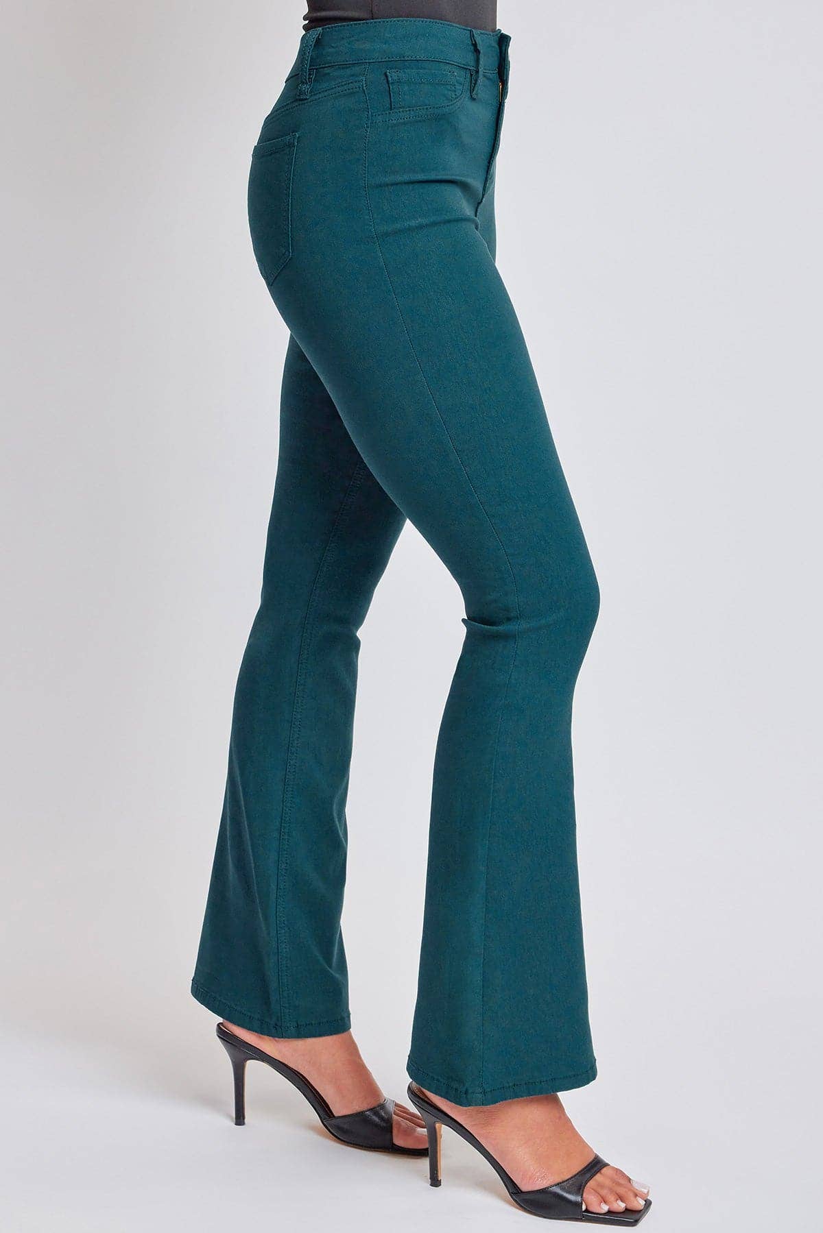 Hyperstretch Flare Pants-blue steel