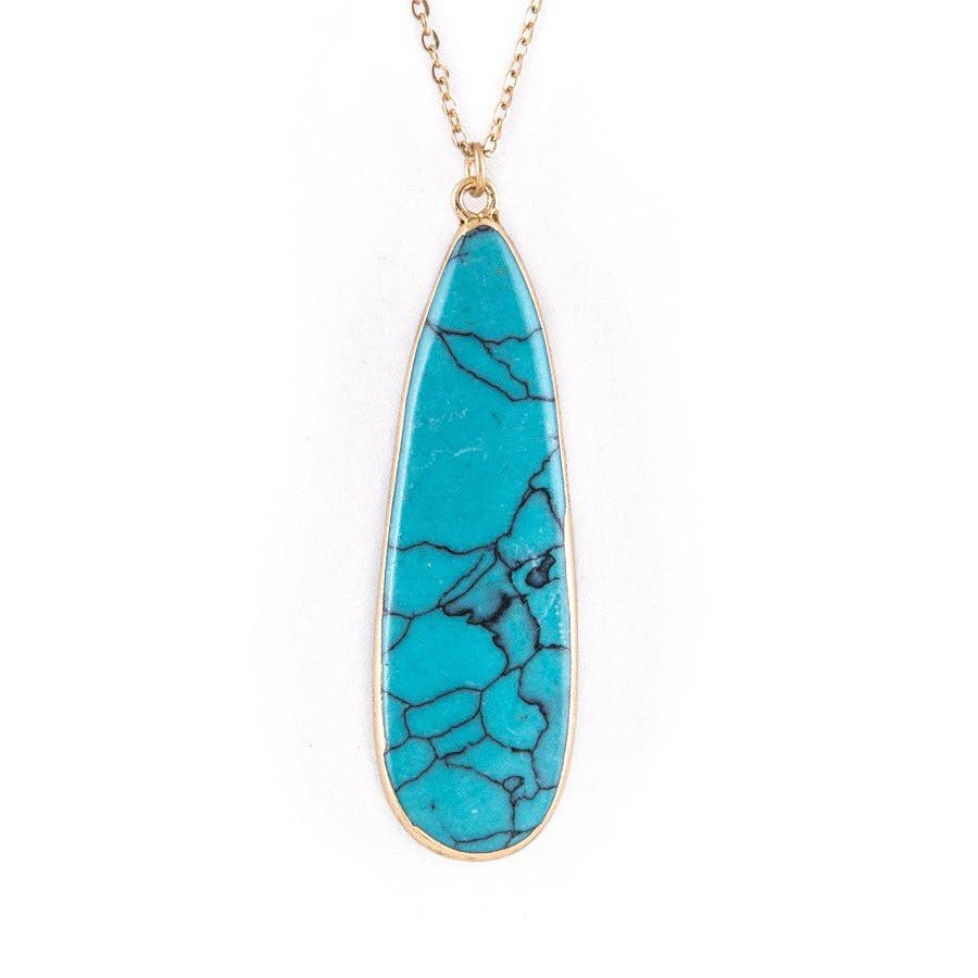 Druzy Genuine Stone Mix Layer Necklace