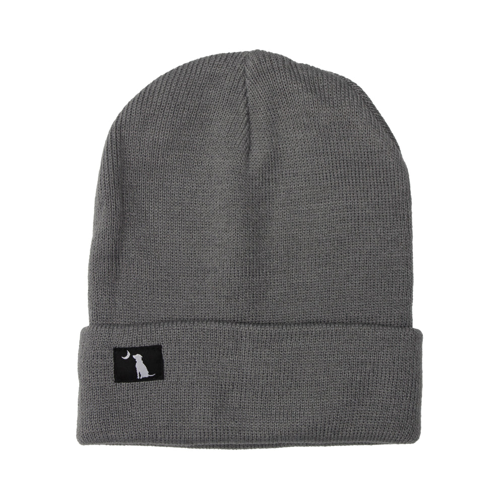 Local Boy Woven Clamp Label Beanie in Grey OSFA