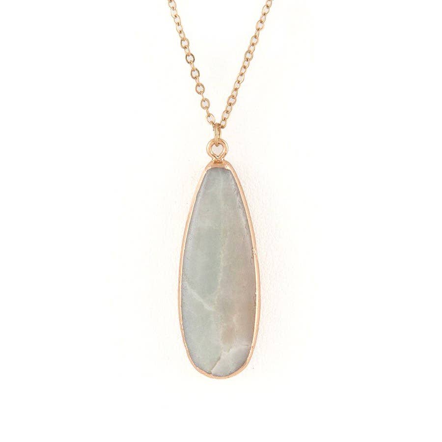 Druzy Genuine Stone Mix Layer Necklace