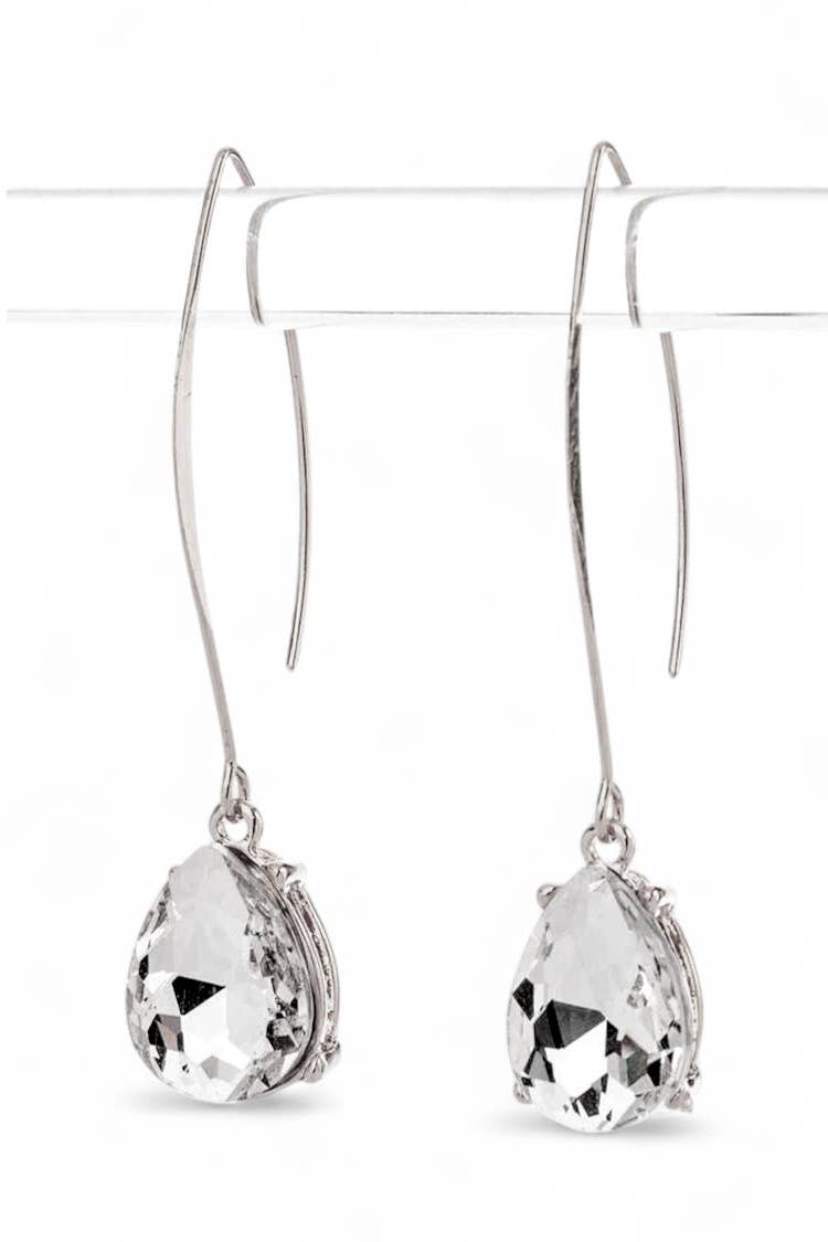 Euro Wire Teardrop Earrings