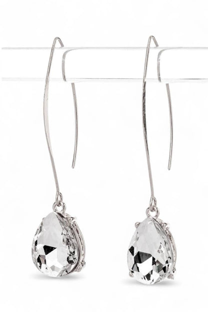 Euro Wire Teardrop Earrings