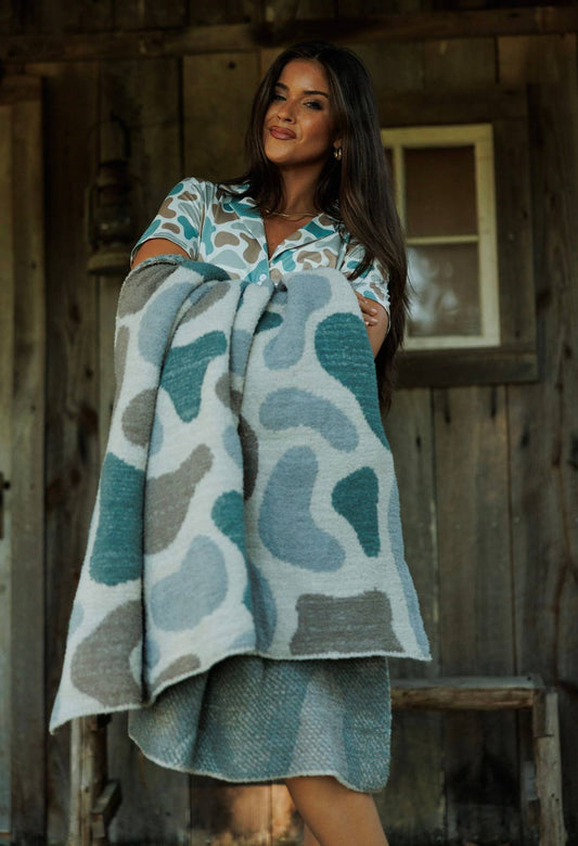 Camo Throw Blanket