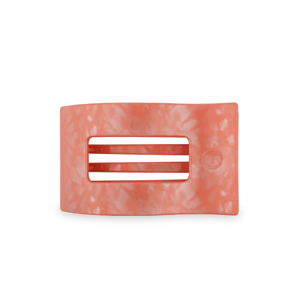 Teleties Dreamsicle Medium Flat Rectangle Hair Clip
