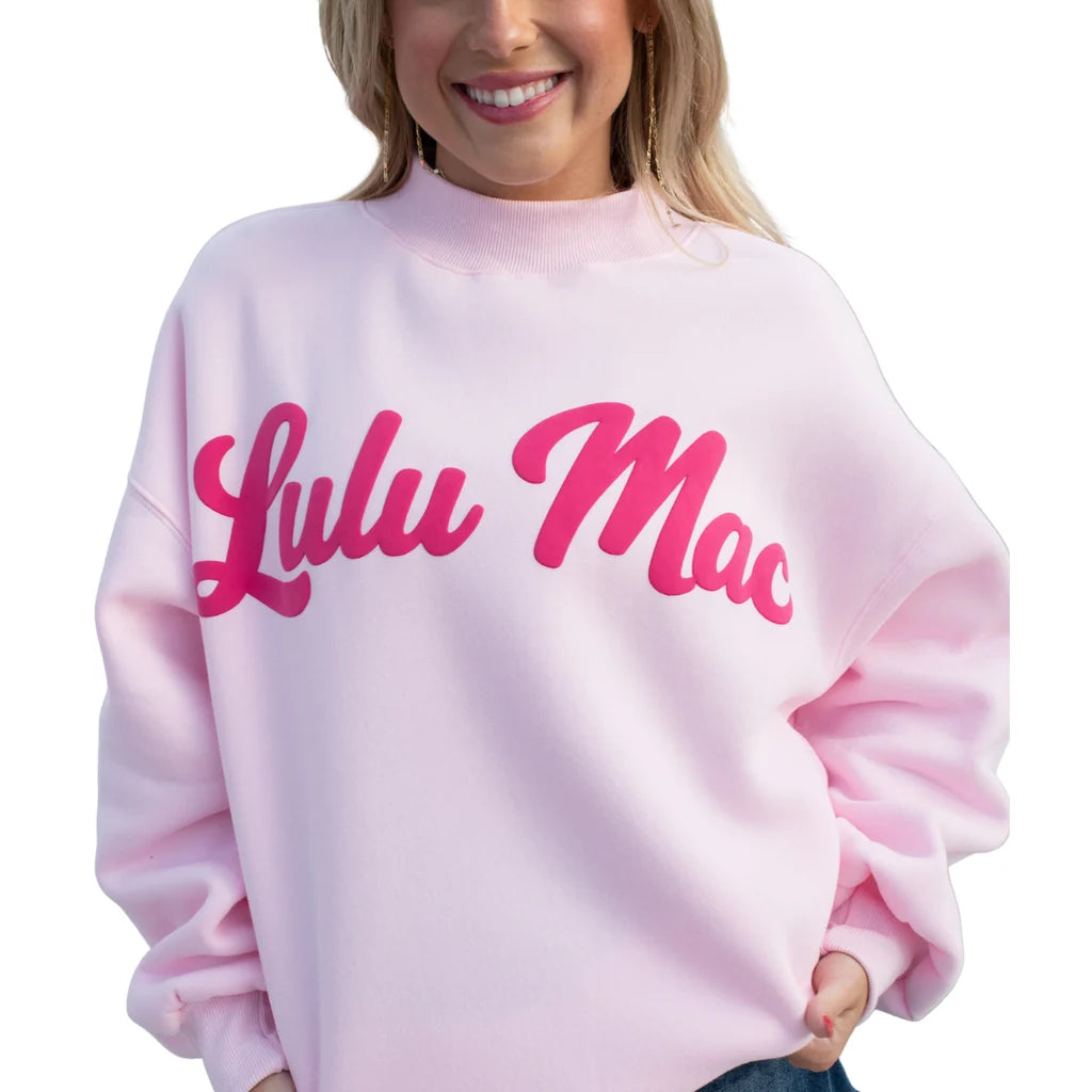 Light Pink & Bubblegum LULU Mac Sweatshirt