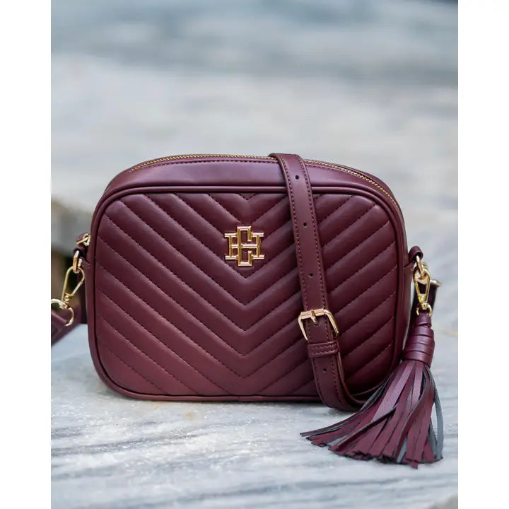 Caroline Hill Greer Crossbody Burgundy