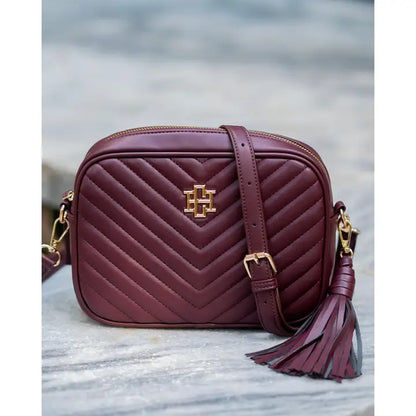 Caroline Hill Greer Crossbody Burgundy