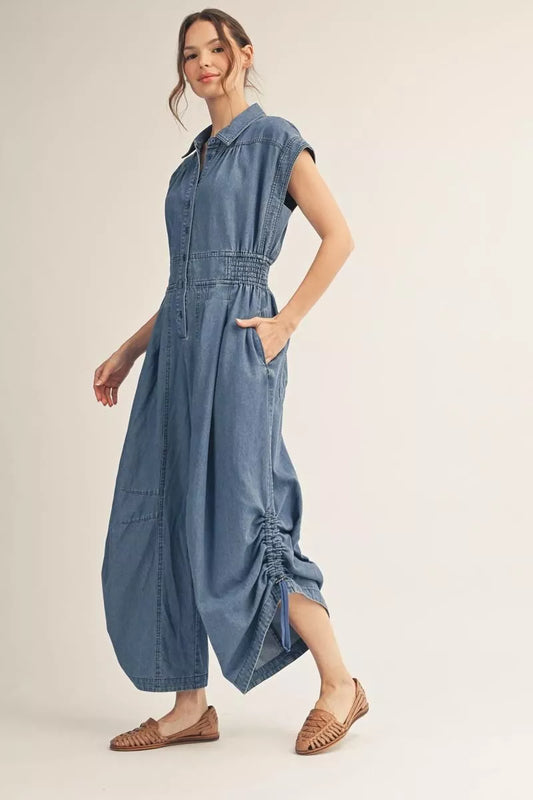 The Shelby Denim Jumpsuit