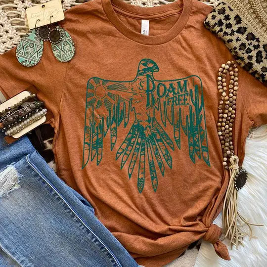 Boho/Western Roam Free Tee