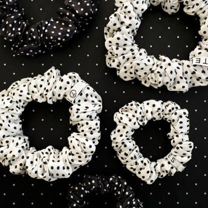 Polka Dot Party | Large | Silk Scrunchies
